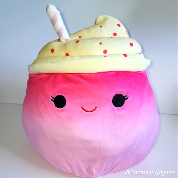 SCARLET 🔄 CINNAMON 🧋🍓 Strawberry & Frozen Yogurt Large Flip A Mallow ☆》NWT《☆ - Picture 3 of 11